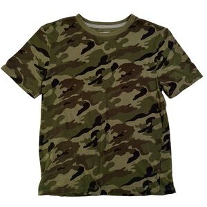 Old Navy Kids Green Camouflage Short Sleeve Tee